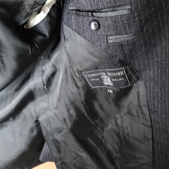 London House Collection wool blazer jacket Sz 36R - Picture 5 of 7